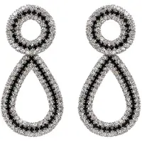 Avant Garde Boucles d'oreilles 'Ninaina' argent