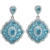 Avant Garde Boucles d'oreilles 'Wandaina' bleu