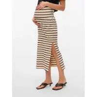 Mamalicious Eva Yd Maternity Long Skirt Blanc S