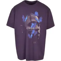 Upscale By Mister Tee T-Shirt azur / greige / violet foncé