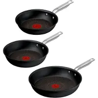 Tefal G33491, Kit de friture, Noir, Aluminium, Thermosignal, Céramique, Électrique, Gaz, Halogène, Induction, France