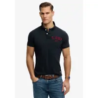Superdry Vintage Athletic Short Sleeve Polo Bleu 2XL Homme
