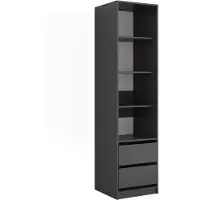 Vicco Armoire Elmo Anthracite 50x200cm, Model 60712