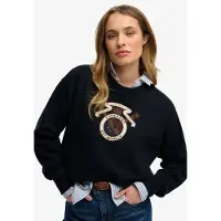 Superdry Sweat-shirt bleu / bleu marine / blanc