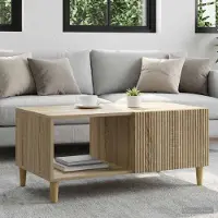 Prolenta Maison Exclusive - Table basse en chêne Sonoma 90 x 50 x 40 cm Matériau dérivé du bois
