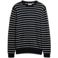 Superdry Pull-over bleu marine / blanc