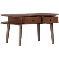 vidaXL Table basse 100x50x46 cm en bois massif d'acacia