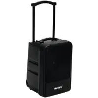 Omnitronic Set MOM-10BT4 sono portable + lecteur CD + micros sans fil DAD