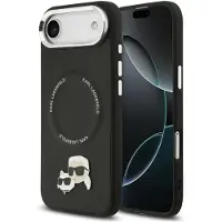Karl Lagerfeld Karl & Choupette Pins Magsafe Iphone Air Phone Case Noir