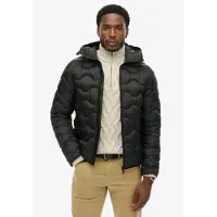 Superdry Wave Padded Jacket Noir L Homme