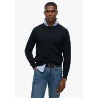 Superdry Homme Pull en Coton Essentials Navy Taille: S