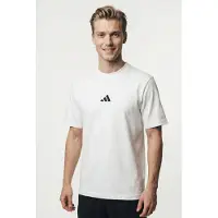 Adidas T-Shirt fonctionnel 'Essentials' noir / blanc