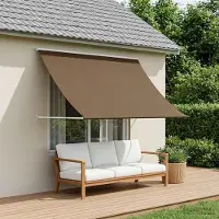 Prolenta Maison Exclusive - Store banne couleur taupe, 100 x 150 cm