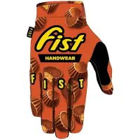 Fist Strapped 100x100 Nuts Kid Off-road Gloves Orange S Enfants