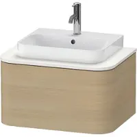 Duravit Happy D.2 Plus Meuble sous-vasque sur console suspendu, 650x480 mm, 1 tiroir, pour vasque à poser, HP494007171