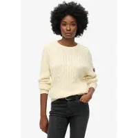 Superdry Pull-over blanc cassé