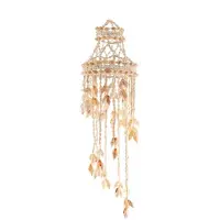 Jojomino Conque Mer Coquille Vent Carillon Suspendu Ornement DéCoration Murale CréAtif Suspendu Pendentif éLéGant Suspendu Ornement Suspendu