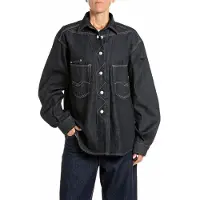Replay W000u.000.152007 Long Sleeve Shirt Bleu S Femme