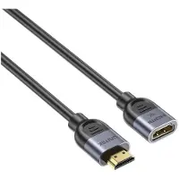 UNITEK Câble HDMI - HDMI 0.5m czarny (C11091AGY01-0.5M) (0.50 m), Câble vidéo, Noir