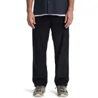 Quiksilver - Pantalon en velours côtelé - Taxer Regular Cord Pant Black en Coton - Taille M - Noir