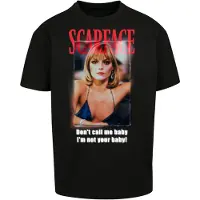 Mister tee T-Shirt 'Scarface Don't Call Me Baby' bleu marine / rouge / noir / blanc