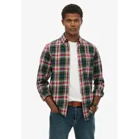 Superdry Vintage Long Sleeve Shirt Vert L Homme