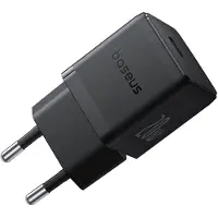 Baseus Palm Fast Charger USB-C 20W + câble de données USB-C/USB-C 1m Noir