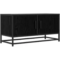 vidaXL : Meubles TV de 80 x 34,5 x 40 cm, en panneaux de particules imitation chêne noir