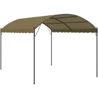 vidaXL Pavillon 4x3x2,6 m Taupe 180 g/m