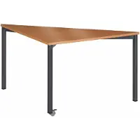 Xl Moebel Gmbh Banc d'école moderne avec des pieds métalliques solides et un plateau en bois robuste