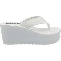 Bench Tongs compensées chunky Femme les vacances White Pu