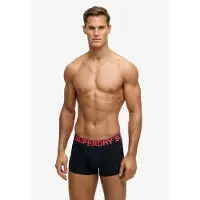Superdry Boxers bleu nuit / bleu néon / vert fluo / framboise