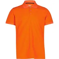 CMP Polo outdoor pour homme en piqué avec fonction Dry, orange 54