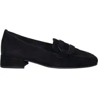 Gabor : chaussures basses, mocassins, couleur noire, pour le quotidien