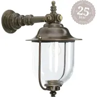 Ks Verlichting Lampe d'extérieur rurale Lindau 40cm bronze marron