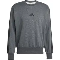 Adidas Essentials 3 Stripes Fleece Sweatshirt Gris XL Homme