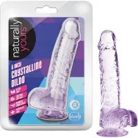 Blush Novelties Naturally Yours - gode cristal (violet)