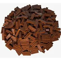 LEGO Briques 2x6 Marron Rouge - 2456 NOUVEAU ! Quantité 250x