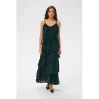 Culture Robe de soirée vert foncé