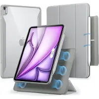 ESR - Rebound Hybrid - iiPad Air 13 (2024) / Air 13 (2025) - Grey (Apple iPad Air 13 2024, Apple iPad Air 13 2025, Apple iPad Air 13 2026), Étui pour tablette, Gris