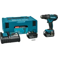 Makita DHP482RFJ Perceuse-visseuse sans fil avec visseuse à percussion 18V
