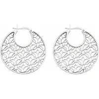 Police Pj25593ess.01 Earrings Argenté Femme