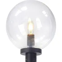 Markslöjd Sphere - Lampadaire Extérieur 1 Lumière Noir Ip44, E27