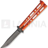 Bear & Son Couteau pliant Butterfly Orange Stonewash