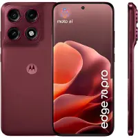 Motorola Edge 70 Pro, écran de 17,2 cm (6,78 pouces), 12 Go de RAM, 512 Go de stockage, appareil photo de 50 MP, système d'exploitation Android 16.0, couleur : bordeaux
