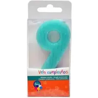 Bigbuy Bougie d'anniversaire - BIGBUY HOME - Multicolore - 19,8 x 21,86 x 21,08 cm - 1 bougie - Décoration de fête