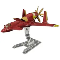 Plum Pmoa Royal Space Force : Kit de modélisme plastique "Les Ailes de Honnêamis", échelle 1/72. Avion de chasse Schira-DOW 3ème génération (monoplace) de l'Armée de l'Air d'Oukoku. Hauteur : 21 cm