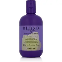 Inebrya BLONDesse No-Yellow Shampoo shampoing neutralisant les reflets jaunes pour cheveux blonds et gris 300 ml