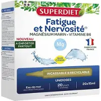SuperDiet Magnésium Marin + Vitamine B6 Unidoses 20x10 ml Ampoule(S)