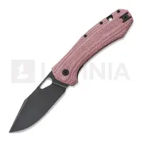 GiantMouse Couteau pliant ACE Grand M390 Red Canvas Micarta